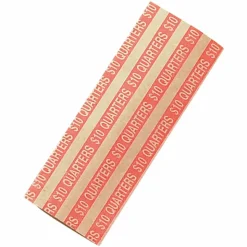 PAP-R Flat Coin Wrappers - Total $5.0 in 50 Coins of 10¢ Denomination - Heavy Duty - Paper - Green, 1000/Pack