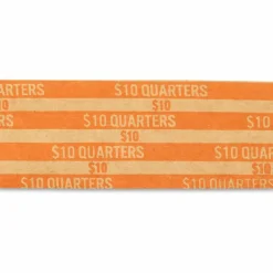 PAP-R Flat Coin Wrappers - Total $5.0 in 50 Coins of 10¢ Denomination - Heavy Duty - Paper - Green, 1000/Pack