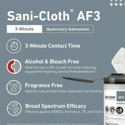 PDI Sani-Cloth AF3 Germicidal Wipes