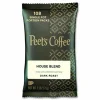 Peet's Coffee & Tea Coffee Portion Packs, House Blend, Dark Roast, Pack Makes 8 Cups, 18 Packs/Box