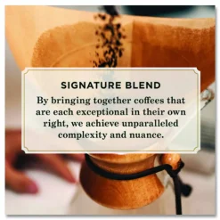 Peet's Coffee & Tea Coffee Portion Packs, House Blend, Dark Roast, Pack Makes 8 Cups, 18 Packs/Box