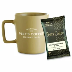Peet's Coffee & Tea Coffee Portion Packs, Major Dickason's Blend, Dark Roast, 2.5 oz, 18 Portion Packs