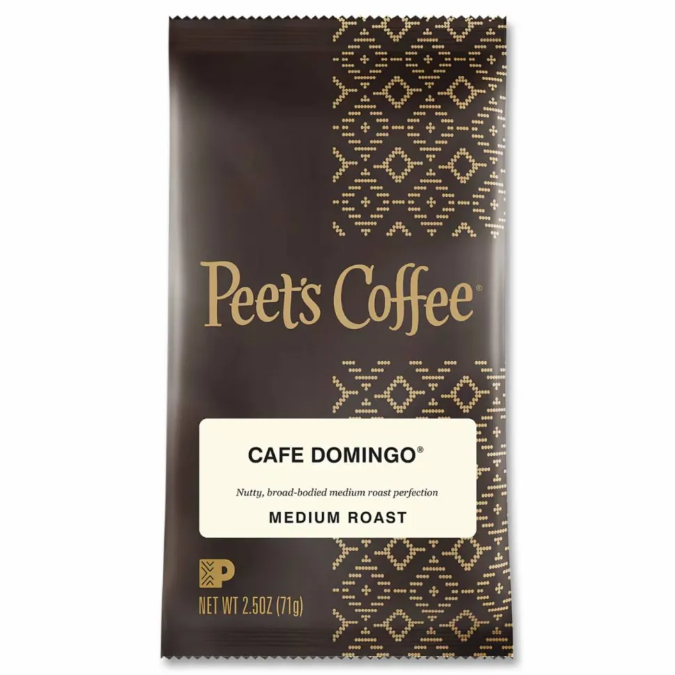 Peet's Coffee & Tea Coffee Portion Packs, Café Domingo Blend, Medium Roast, Frack Pack Makes 8 Cups, 18 Cups/Box