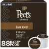 Peet's Coffee & Tea Single-Serve Coffee K-Cups, French Roast, Carton Of 4 Cups, Box Of 24 Cartons