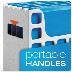 Pendaflex Desktop File With Hanging Folders, Letter Size, 6