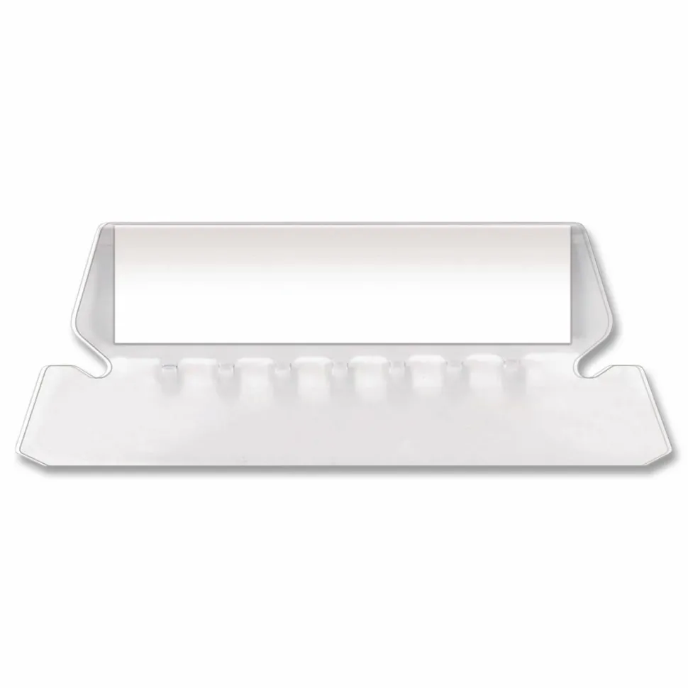 Pendaflex Hanging File Folder Plastic Tabs, Clear, Pack Of 25
