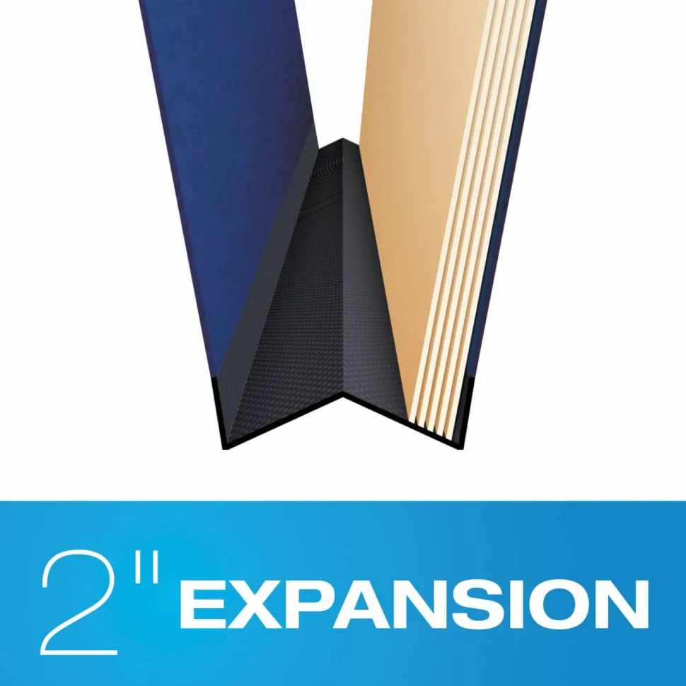Pendaflex Hanging-Style Personnel File Folder, 2" Expansion, 9-1/2" x 11-3/4", Letter Size, Blue