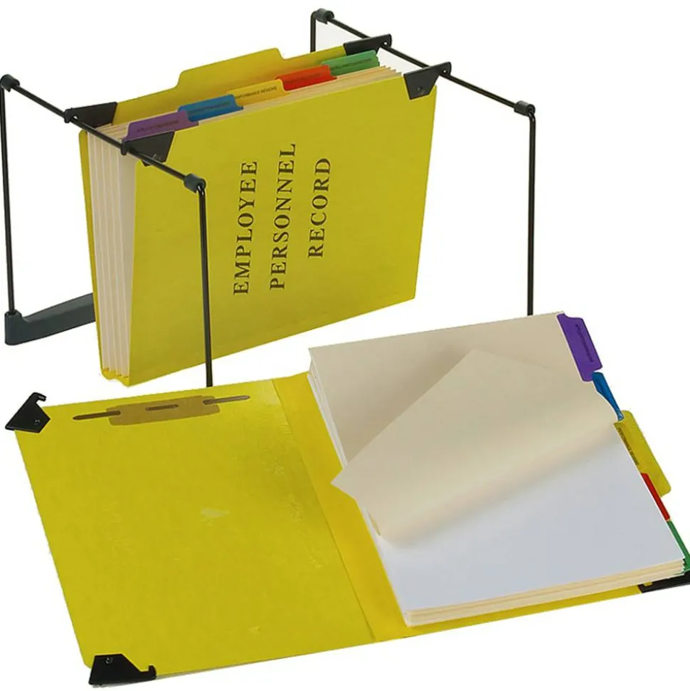 Pendaflex Hanging Style Personnel Folder, 9 1/2" x 11 3/4", 2" Expansion, Yellow