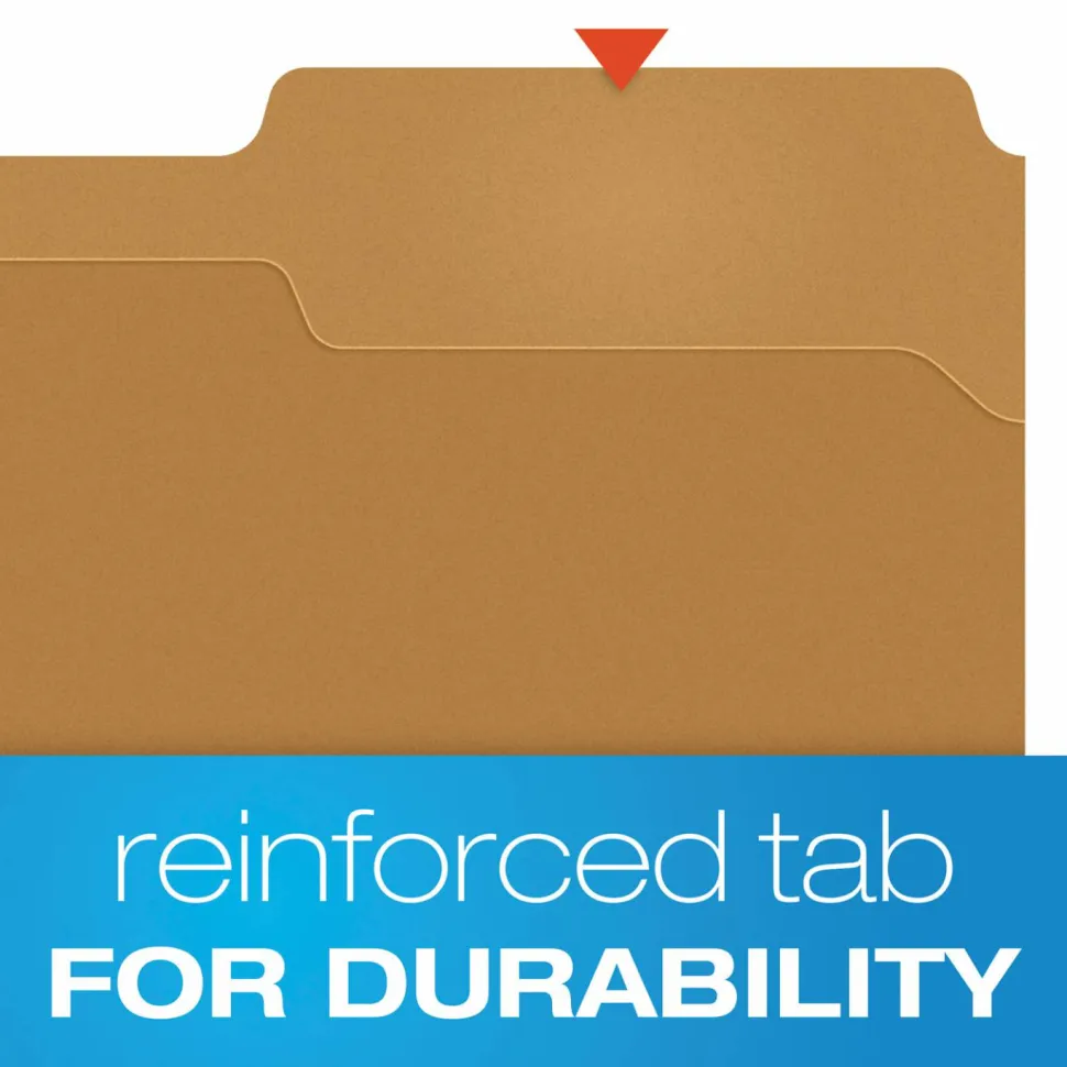 Pendaflex Kraft Rec Classification Folders With Fasteners, Letter Size, Box Of 50
