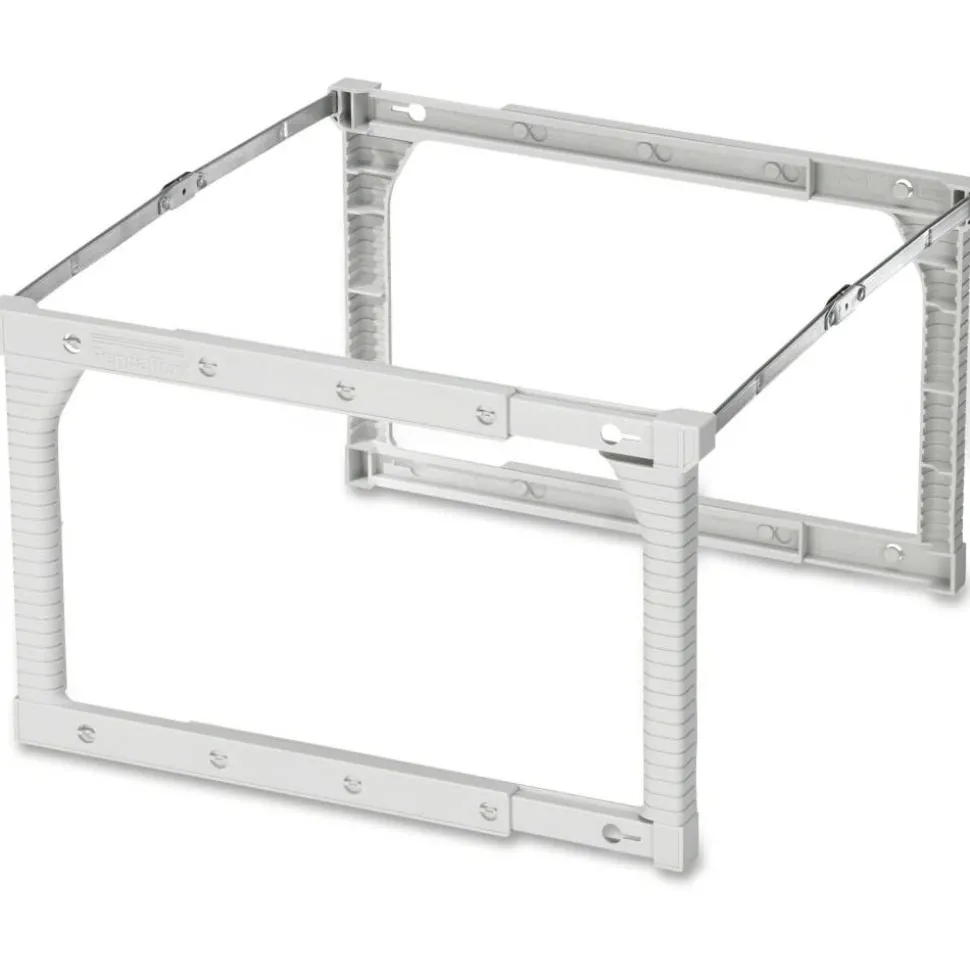 Pendaflex Plastic Snap-Together Hanging Folder Frame, Legal/Letter Size, 18" to 27" Long, White/Silver Accents