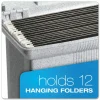 Pendaflex Portable File Boxes, Letter Files, 14.88" x 6.5" x 11.88", Granite