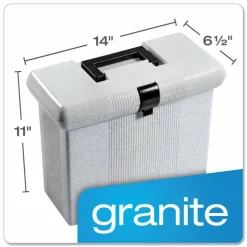 Pendaflex Portable File Boxes, Letter Files, 14.88