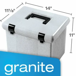 Pendaflex Portable File Boxes, Letter Files, 13.88