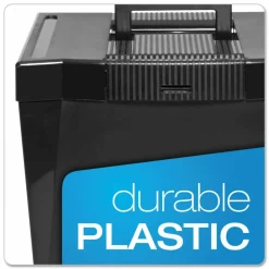 Pendaflex Portable Letter Size File Box, Letter Files, 13.5