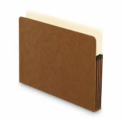 Pendaflex Standard Expanding File Pockets, 3.5" Expansion, Letter Size, Redrope, 25/Box