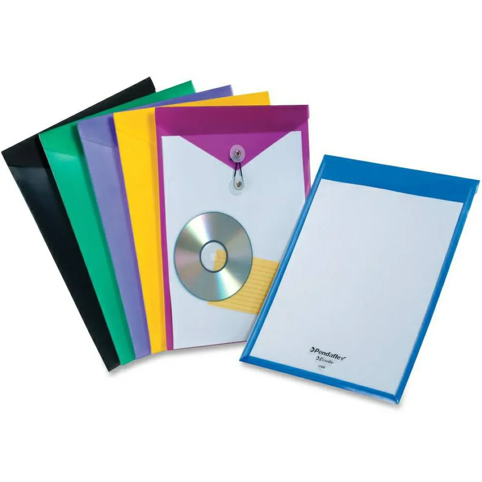 Pendaflex ViewFront Poly Envelope, #2 (8 1/2" x 11"), Assorted Colors (No Color Choice) - 1 Each