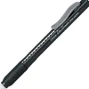 Pentel Rubber Grip Clic Eraser - Lead Pencil - Refillable - Pen - Retractable, Latex-free Grip, Ghost Resistant, Pocket Clip - 1Each - Black