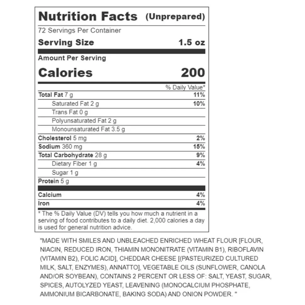 Pepperidge Farm Goldfish Baked Crackers, Cheddar, 1.5 Oz, Carton Of 72