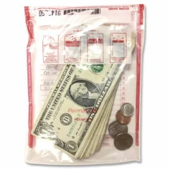 PermaLOK Deposit Bag, Plastic, 5.75