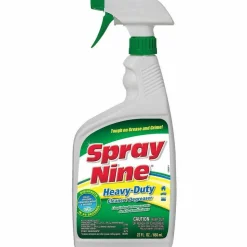 Permatex Heavy-Duty Cleaner/Degreaser w/Disinfectant - Spray - 22 fl oz (0.7 quart)Bottle - 6 / Bundle - Clear