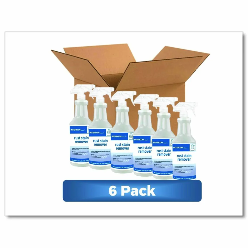 P&G Pro Line Rust Stain Remover, Unscented, 32 oz Spray Bottle, 6/Carton