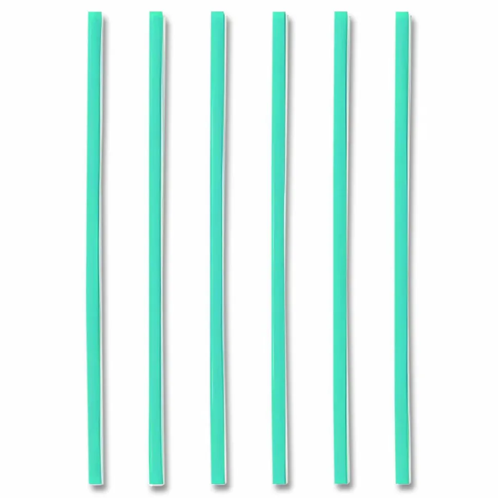 phade Marine Straws, 8.5", PHA, Ocean Blue, Wrapped, 300/Box, 4 Boxes/Carton