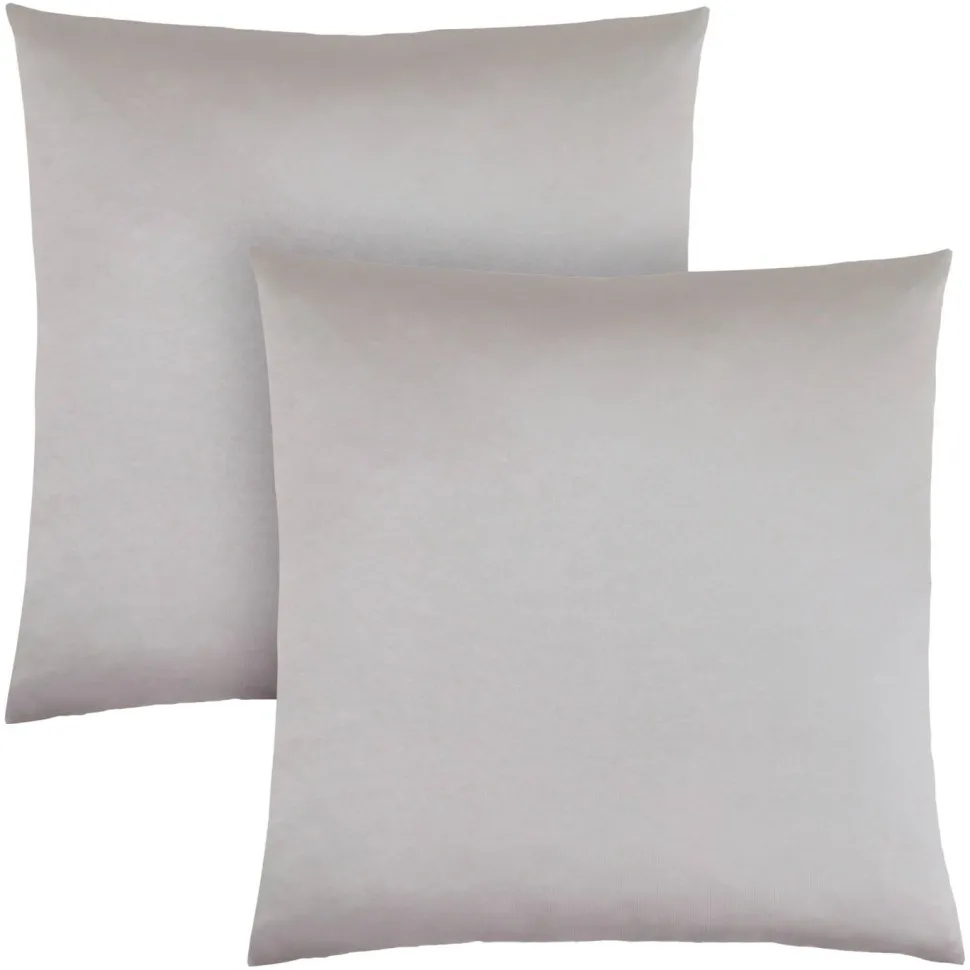 Pillows, Set Of 2, 18 X 18 Square, Insert Included, Decorative Throw, Accent, Sofa, Couch, Bedroom, Grey Hypoallergenic Polyester, Modern
