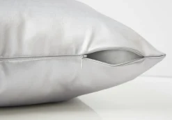 Pillows, Set Of 2, 18 X 18 Square, Insert Included, Decorative Throw, Accent, Sofa, Couch, Bedroom, Grey Hypoallergenic Polyester, Modern