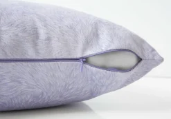 Pillows, Set Of 2, 18 X 18 Square, Insert Included, Decorative Throw, Accent, Sofa, Couch, Bedroom, Purple Hypoallergenic Polyester, Modern