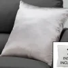 Pillows, 18 X 18 Square, Insert Included, Decorative Throw, Accent, Sofa, Couch, Bedroom, Grey Hypoallergenic Polyester, Modern