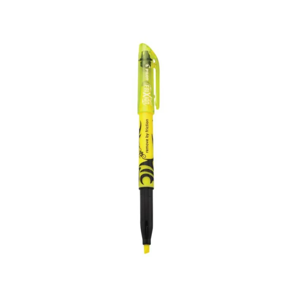 Pilot FriXion Light Erasable Highlighters, Pack of 12, Chisel Tip, Yellow