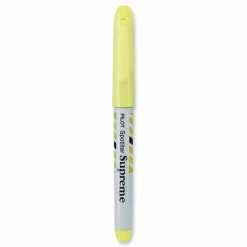 Pilot Spotliter Supreme Highlighters, Chisel Tip, Yellow, 12/Pack