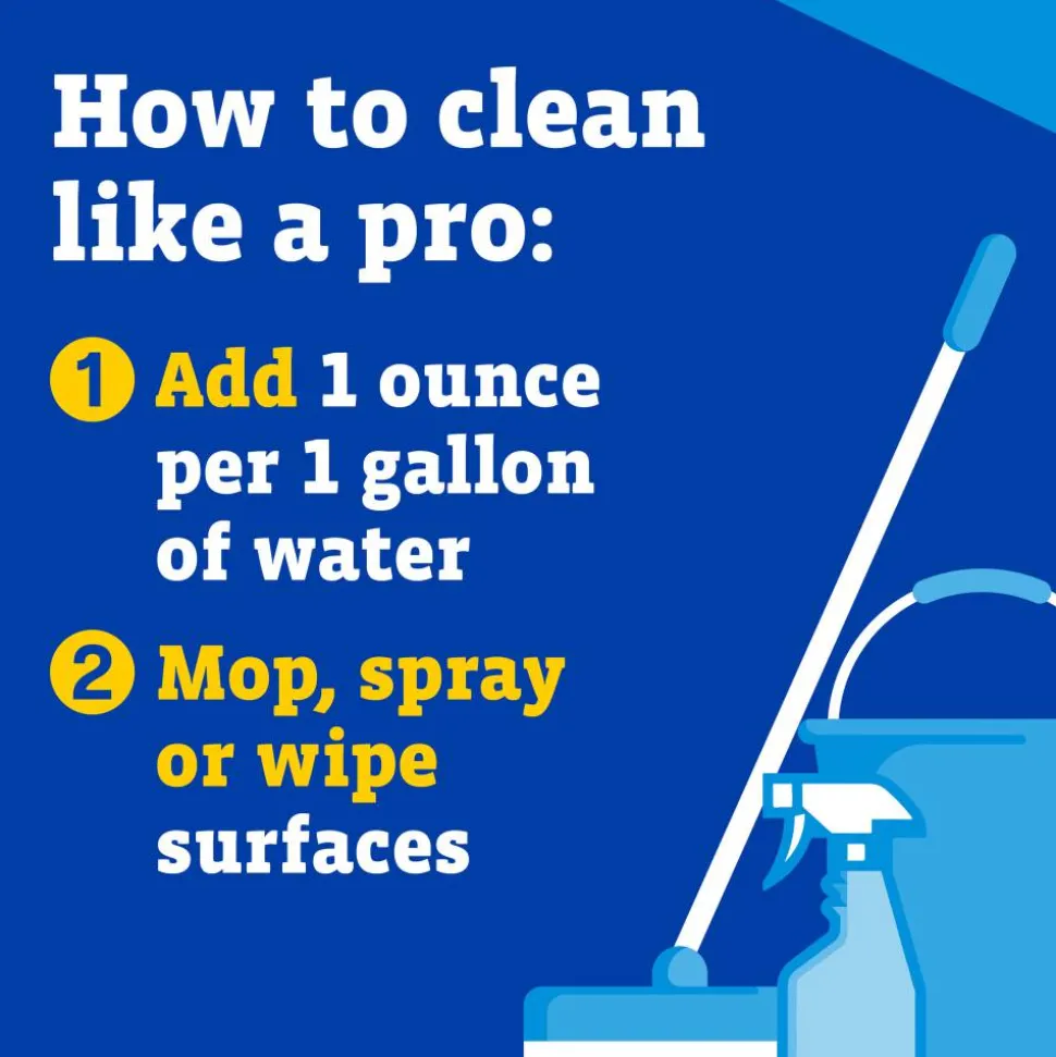 Pine-Sol CloroxPro Multi-Surface Cleaner Disinfectant Concentrated, Original Pine Scent, 80 oz Bottle