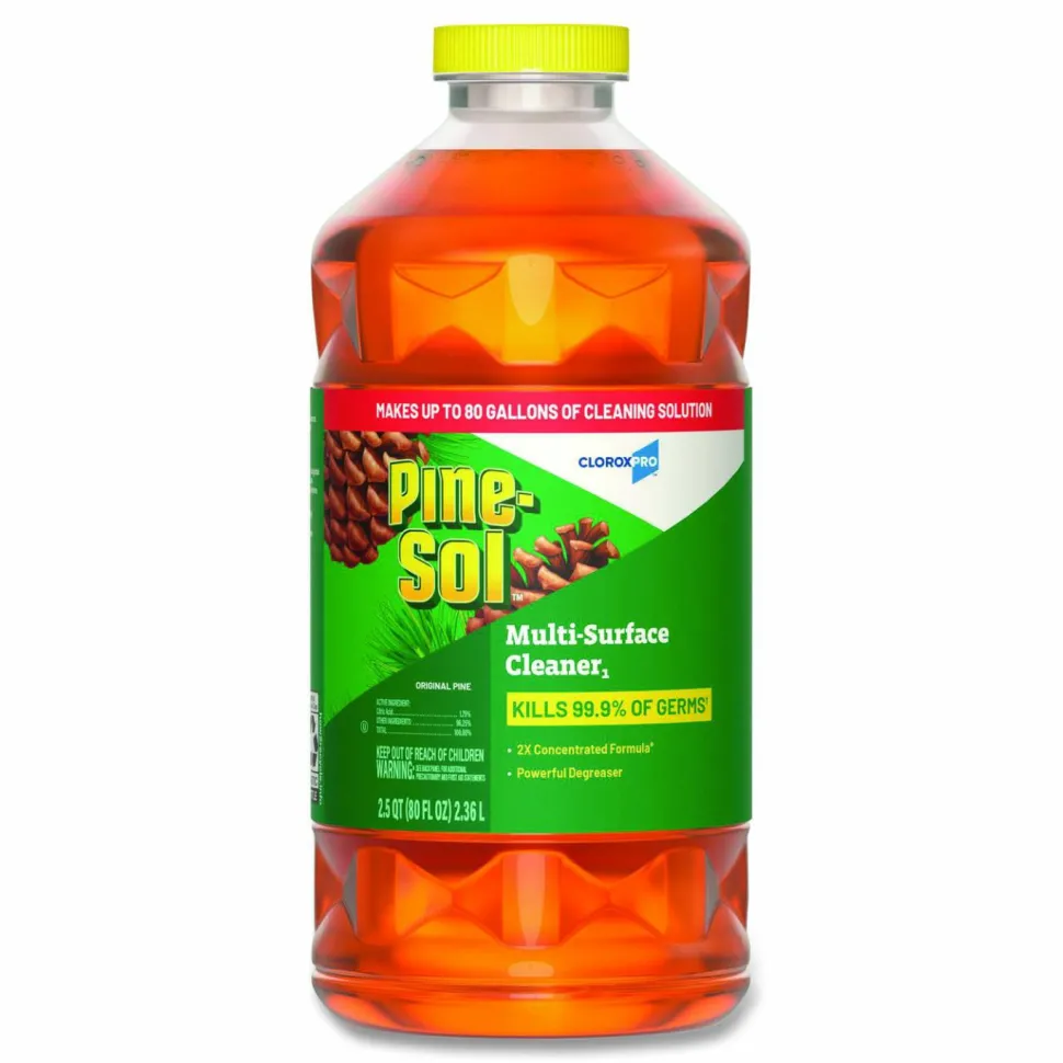 Pine-Sol CloroxPro Multi-Surface Cleaner Disinfectant Concentrated, Original Pine Scent, 80 oz Bottle