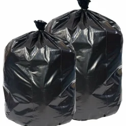 Pitt Plastics Repro Can Liners, 0.9-mil, 16 Gallons, Black, Case Of 500