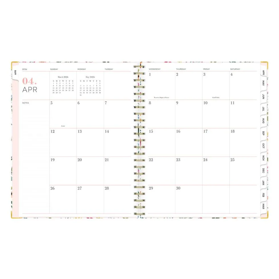 Planning Calendar BS Londonberry Matte 8.5x11 AY26–27 (15-mo), 2026 to 2027 Calendar