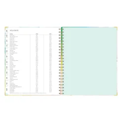 Planning Calendar BS Rainbow Ink Matte 8.5x11 AY26–27 (15-mo), 2026 to 2027 Calendar