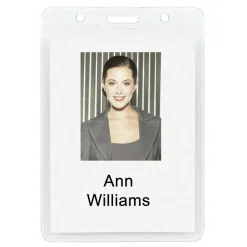 Plastic Badge Holders, 3-3/4