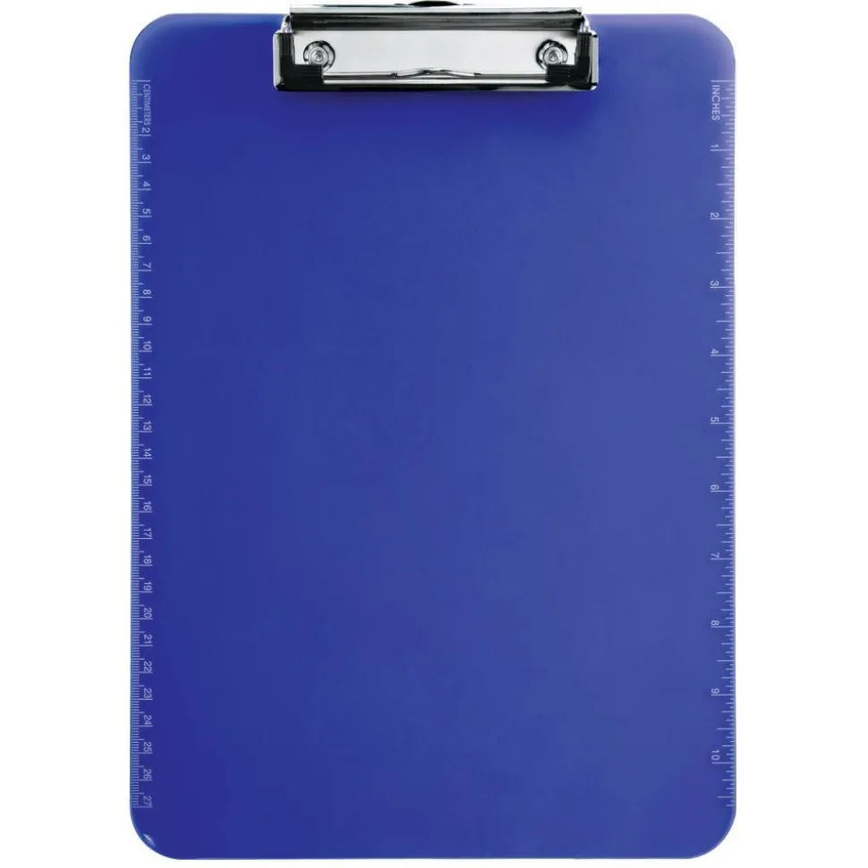 Plastic Clipboard, 9" x 12-1/2", Assorted Colors (No Color Choice)