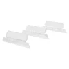 Plastic Tabs, 2", 1/5 Cut, Clear, Pack of 25