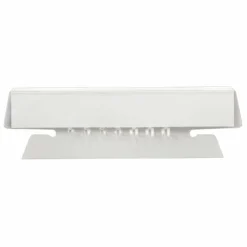 Plastic Tabs, 2", 1/5 Cut, Clear, Pack of 25