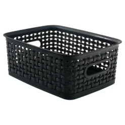 Plastic Weave Bin, Small Size, 4