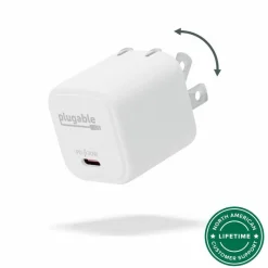 Plugable GaN USBC Charge Block 30W White