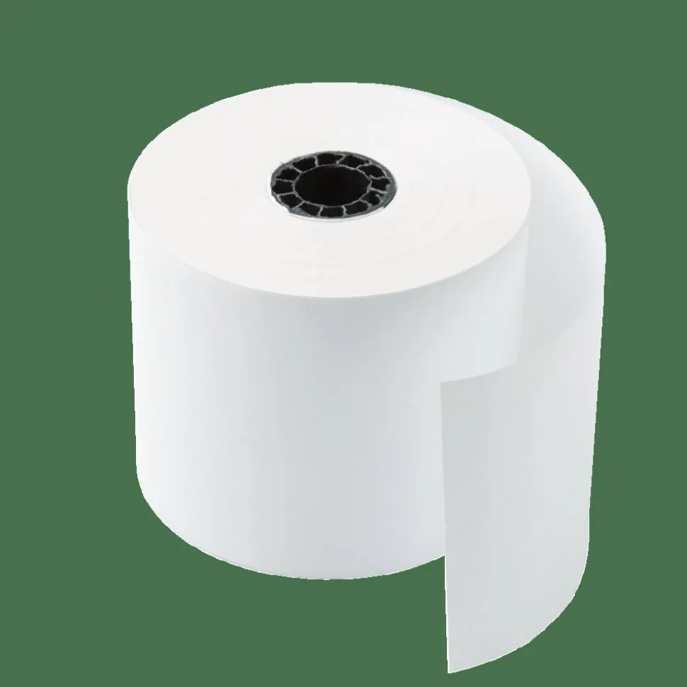 1-Ply Bond Paper Roll, 2-1/4" x 150', White, Pack of 12