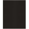 2-Pocket Paper Folders, Black, Pack of 25