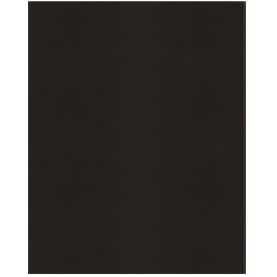 2-Pocket Paper Folders, Black, Pack of 25