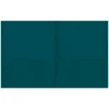 2-Pocket Paper Folders, Teal, Pack Of 25