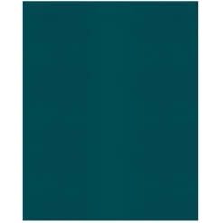 2-Pocket Paper Folders, Teal, Pack Of 25