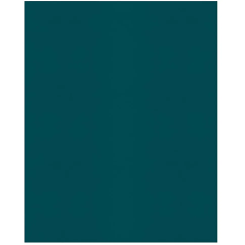 2-Pocket Paper Folders, Teal, Pack Of 25