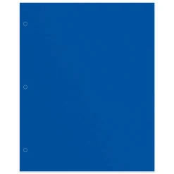 2-Pocket School-Grade Paper Folders, Letter Size, Assorted Colors, Pack Of 10